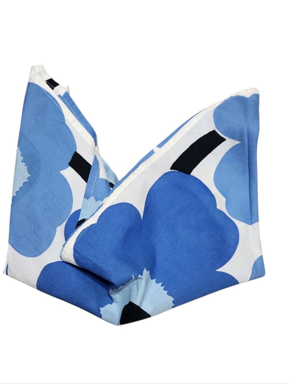Marimekko Unikko Blue Poppy Scarf